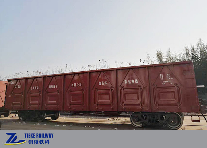 Tieke EN Standard Open Top Train 70t عربات تحميل 80 كم / ساعة للبضائع السائبة