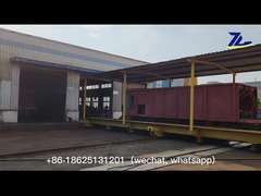 عربة سكة حديد للفحم المفروضة بالهواء مع أربعة فتحات تفريغ أسفل