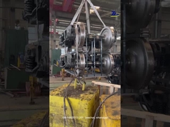 عربة قياس حمولة المحور 25 طن مع حمولة عالية وإطار متين