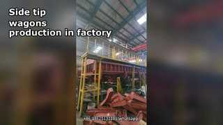 عربة البقشيش الجانبية، تفريغ الحصى، صابورة الحصى، الأحجار المعدنية، عربات السكك الحديدية